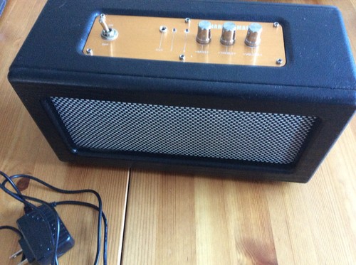 sharper image retro wireless speaker