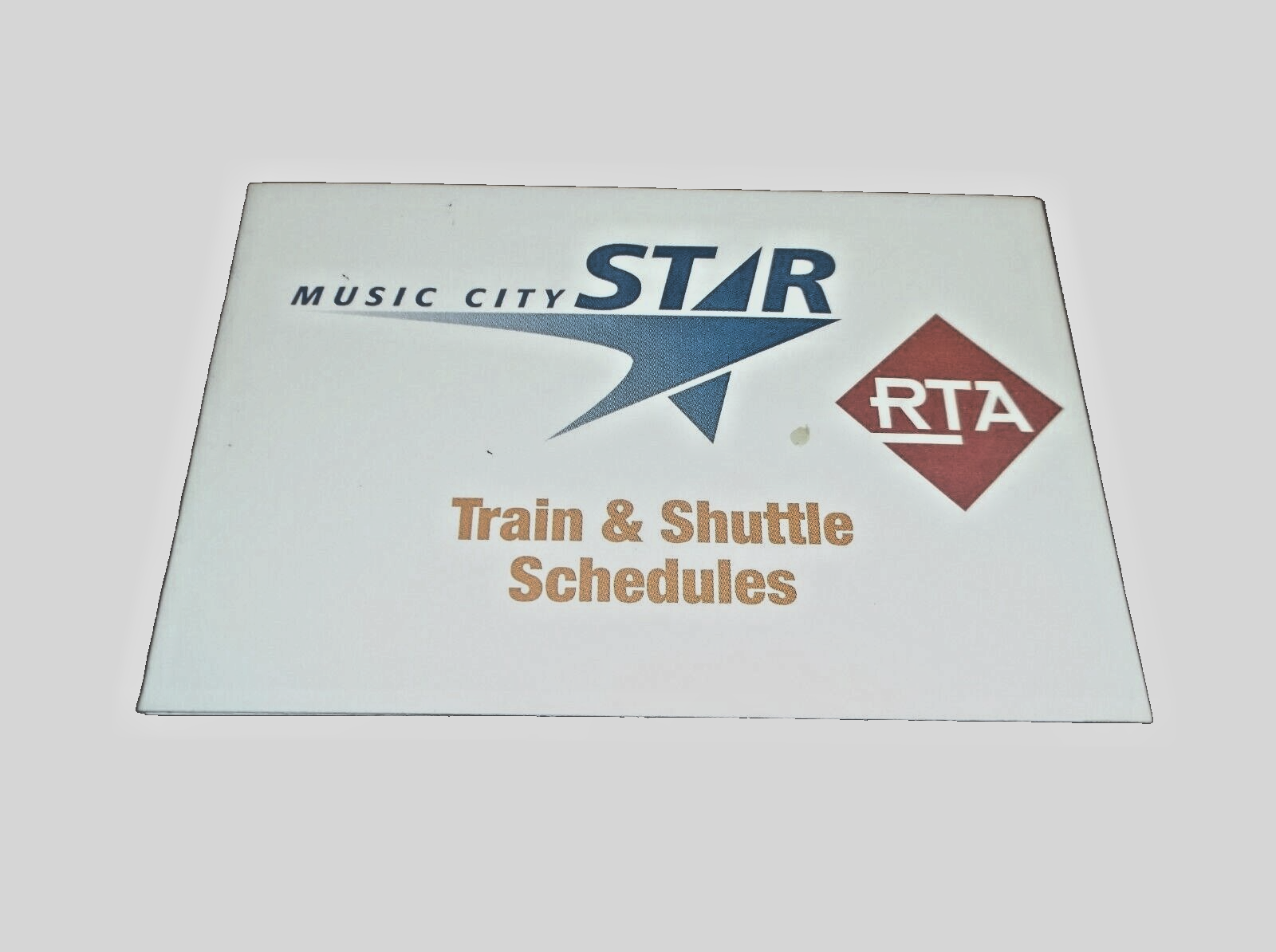 APRIL 2007 NASHVILLE TENNESSEE MUSIC CITY STAR TRAIN & SHUTTLE SCHEDULES