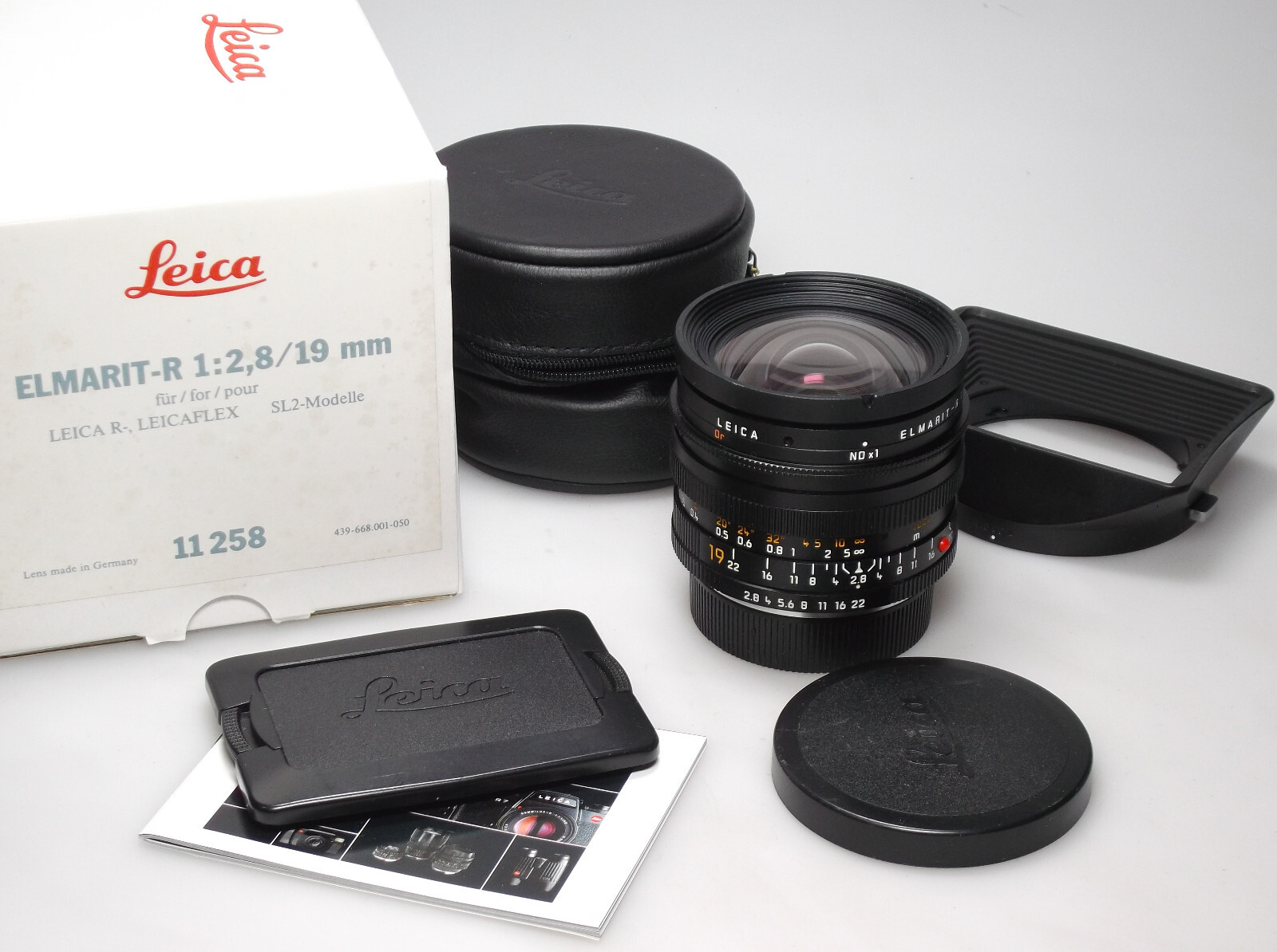Leica Elmarit-R 19mm F2.8 11258 BOXED | eBay