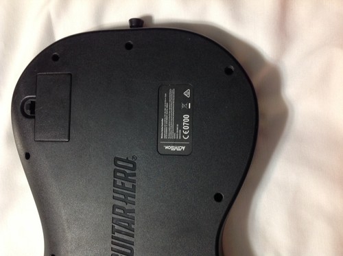 GUITAR HERO:  Wireless Guitar Controller Activision Model (0000654) 