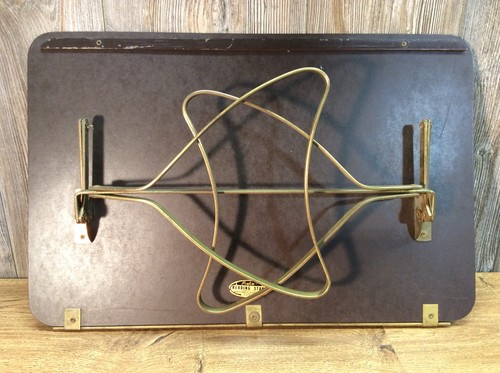 Vintage Ponten Reading Stand Brass And Wood by Replogle Globes Chicago A9