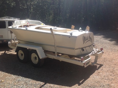 1957 Philbrick Wooden Hull, Run About Ski Boat