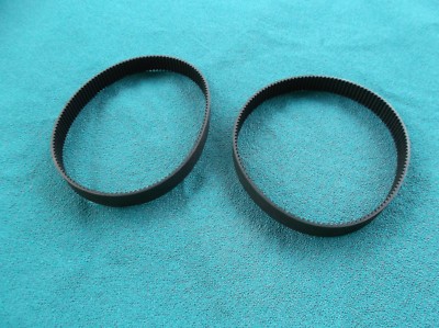 2 NEW DRIVE BELTS REPLACES DEVILBISS  AC 0815 COMPRESSOR BELT DEVILBIS AC 0815