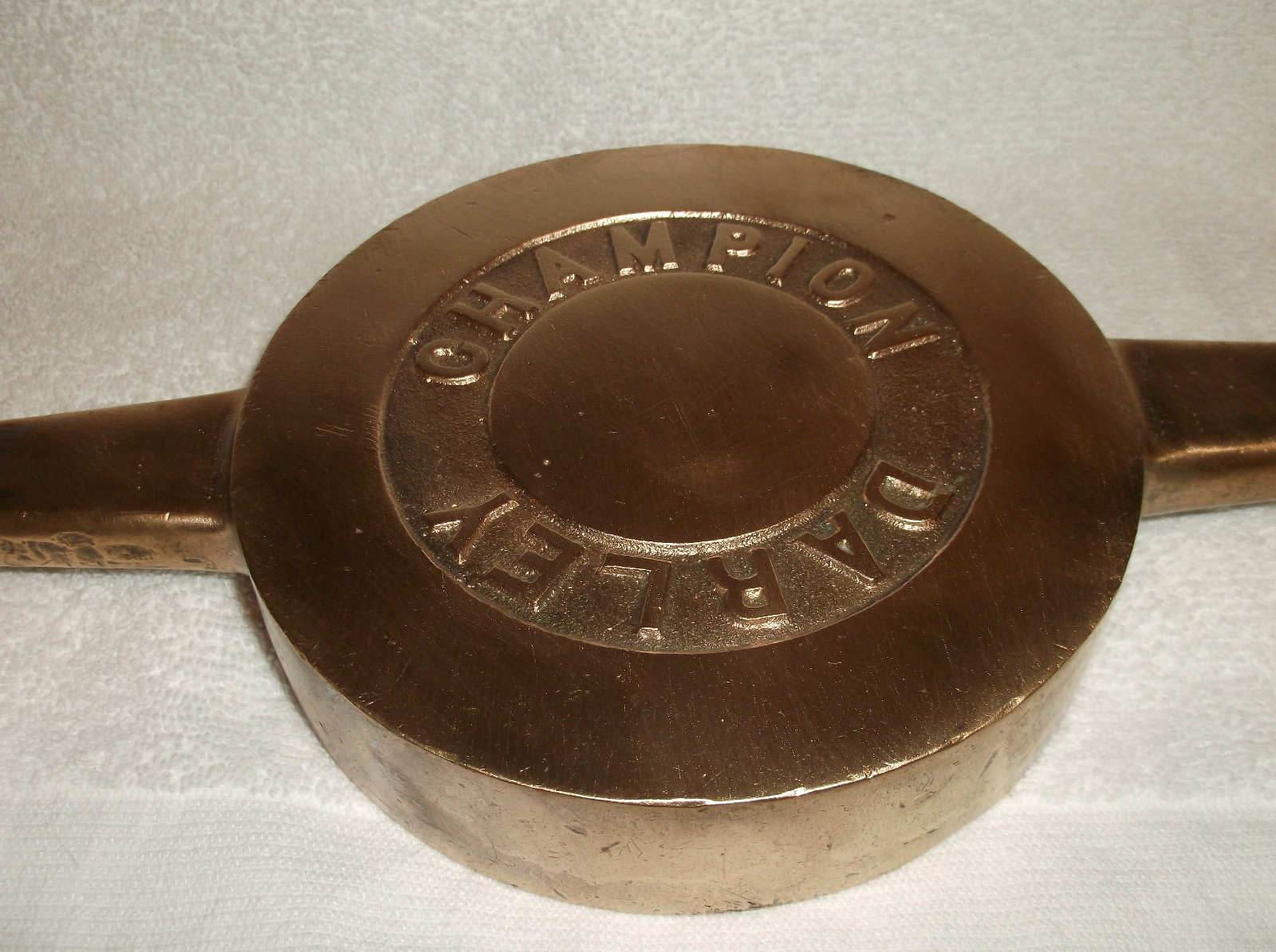 Vintage Darley Champion Fire Truck Brass Water Nozzle Tank Pump Lid Cap Screw On