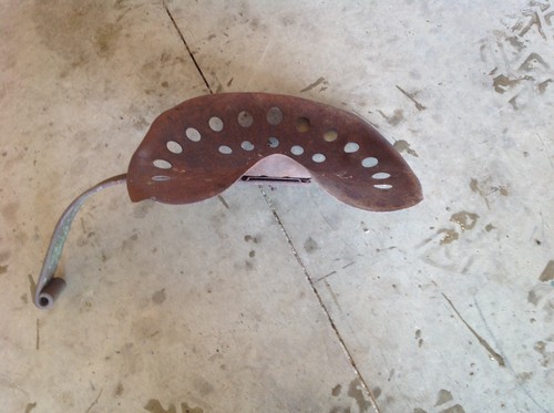 Vintage Metal Tractor Seat