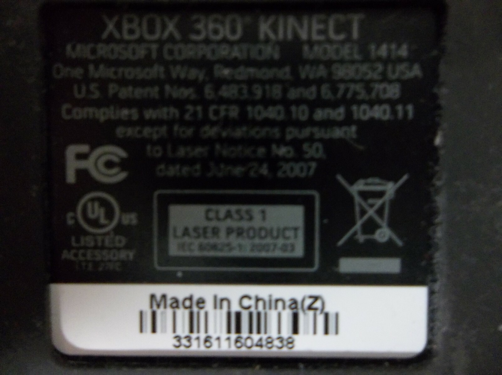 Microsoft Xbox 360 Official Kinect Motion Sensor Bar & 3 Video Game Combo Bundle