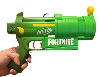 NERF Fortnite SMG-Zesty Blaster. No Barrel Or Stock. Works Great. Used No Mag