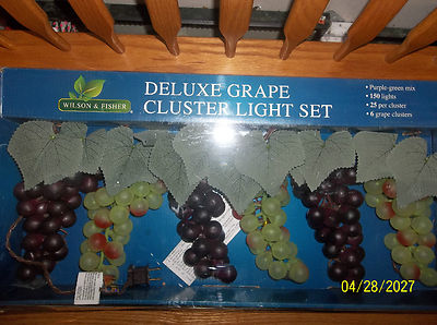 5 SETS DELUXE GRAPE CLUSTER LIGHT SET (NEW) 750 LIGHTS TOTAL 5 SETS OF 150 LIGHT