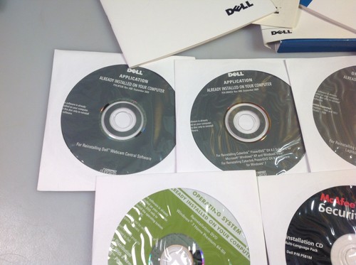 Dell Studio Software Package For Windows, 5 Discs W/ Manuals / Set Up Guide