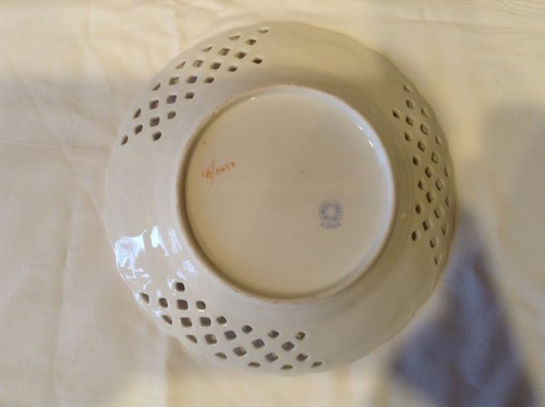 Antique Mark & Gutherz Carlsbad Plates Porcelain Display Set Lot Of 2