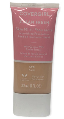 Covergirl Clean Fresh Skin Milk Foundation w/Coconut Milk(30mL/1oz) New;You Pick