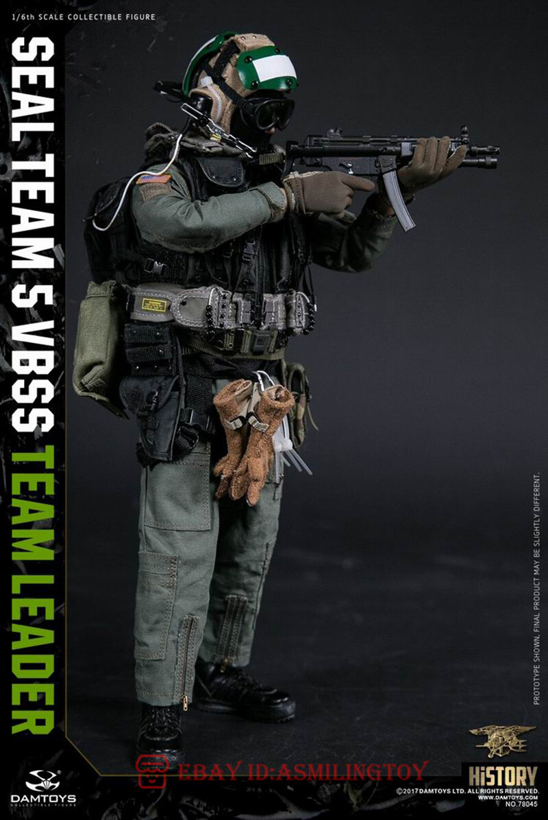 DAMTOYS 78045 Seal Team 5 VBSS Team leader Green Helmet 1/6