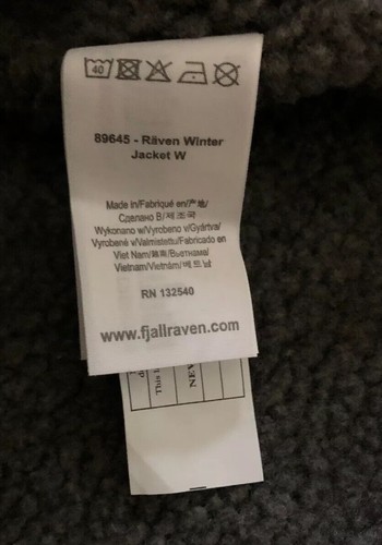 Pre-owned Fjall Raven Fjallraven Raven Winter Jacket Women's Xl Black Hood Fleece Lined Msrp: $300