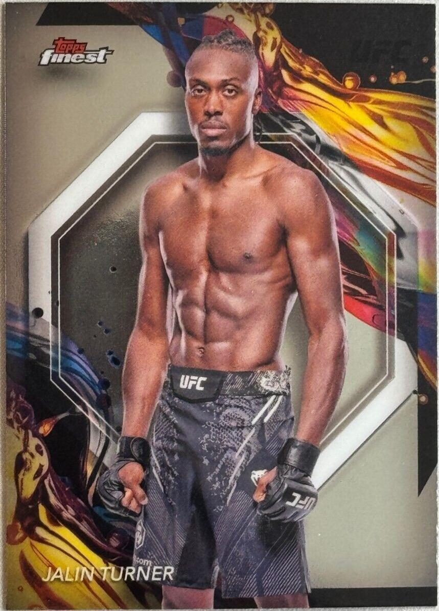 2024 Topps Finest UFC - Jalin Turner #137