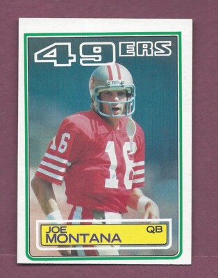 RAZOR SHARP PACK FRESH 1983 TOPPS #169 JOE MONTANA  HOF .99 SHIP N158