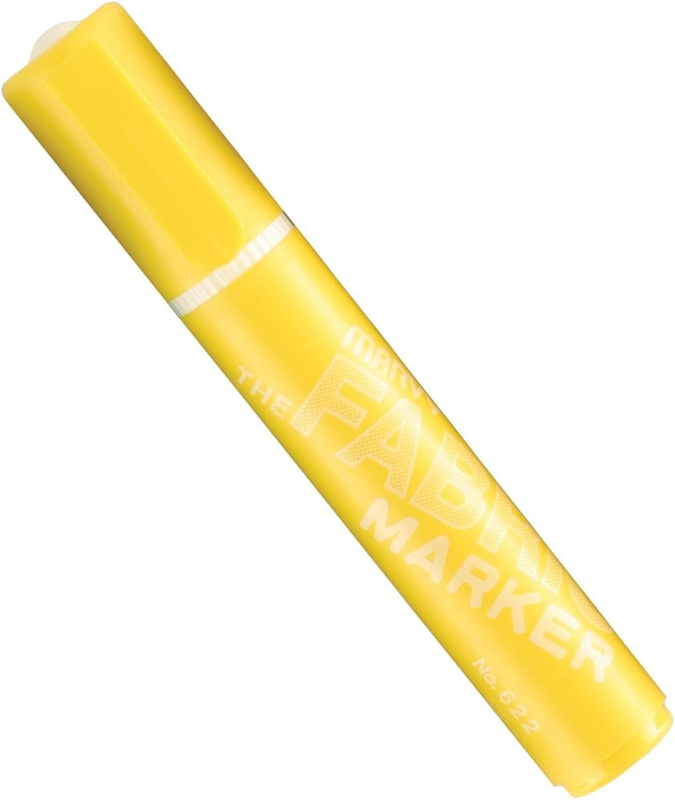 622-C-5 Marvy Broad Point Fabric Marker, Yellow