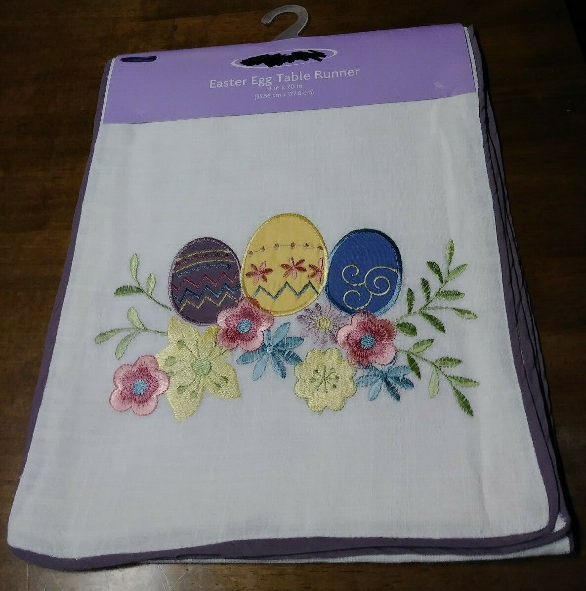 HOLIDAY HOME EASTER EGG TABLE RUNNER 14