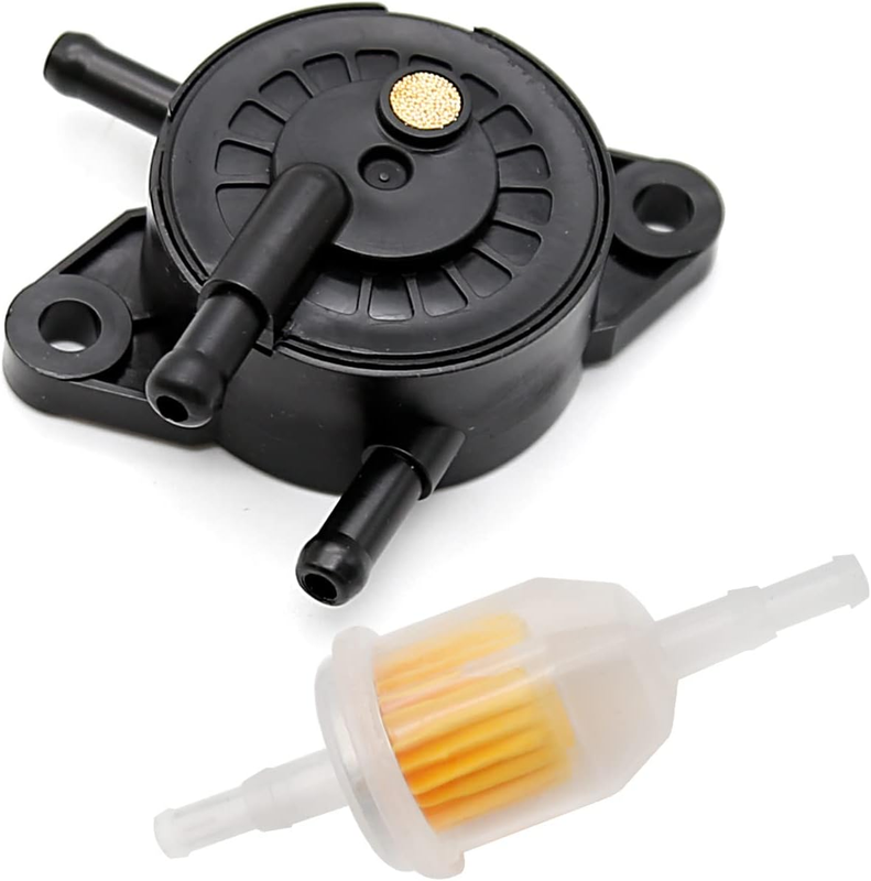 Fuel Pump with Fuel Filter Replacement for Briggs & Stratton, Kohler, John Deere