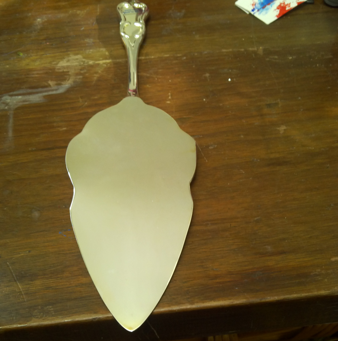 Wm. Rogers & Son Silverplated Happy Holidays 1999 Christmas Pie Cake Server