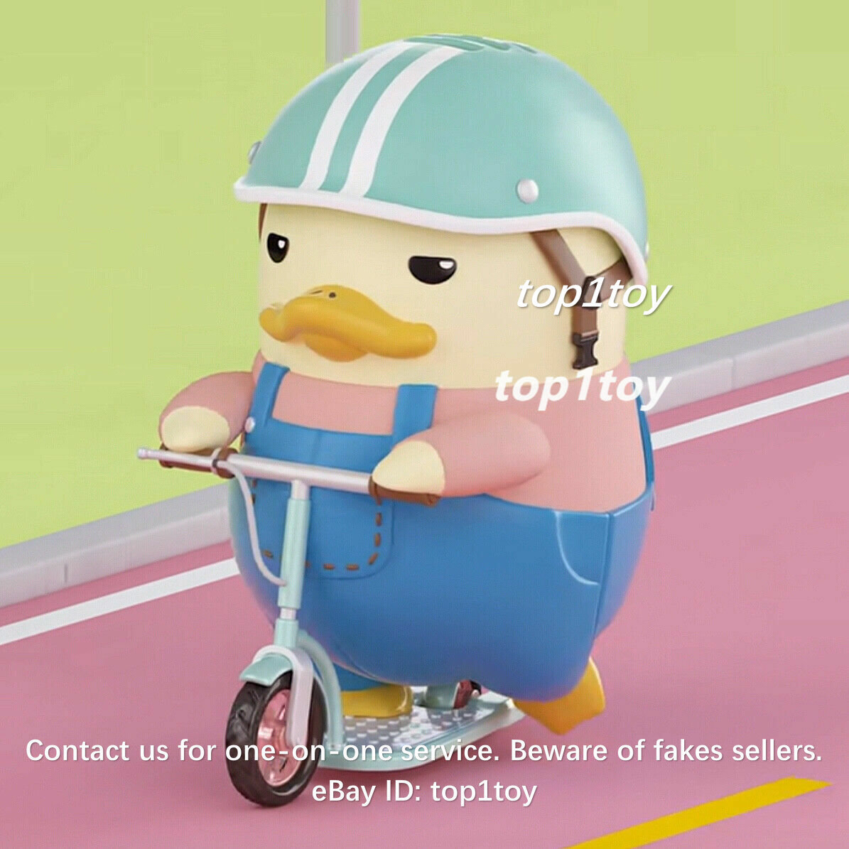 TRICYCLE DUCKOO POPMART BIG フィギュア POP MART DUCKOO Tricycle Figurine, for for Mordern Home