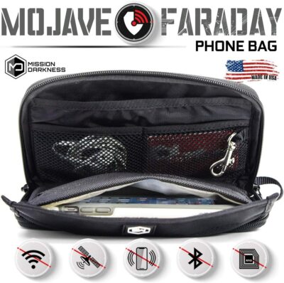 Mission Darkness  Mojave Faraday Phone Bag - RF Blocking Phone & Accessory Case