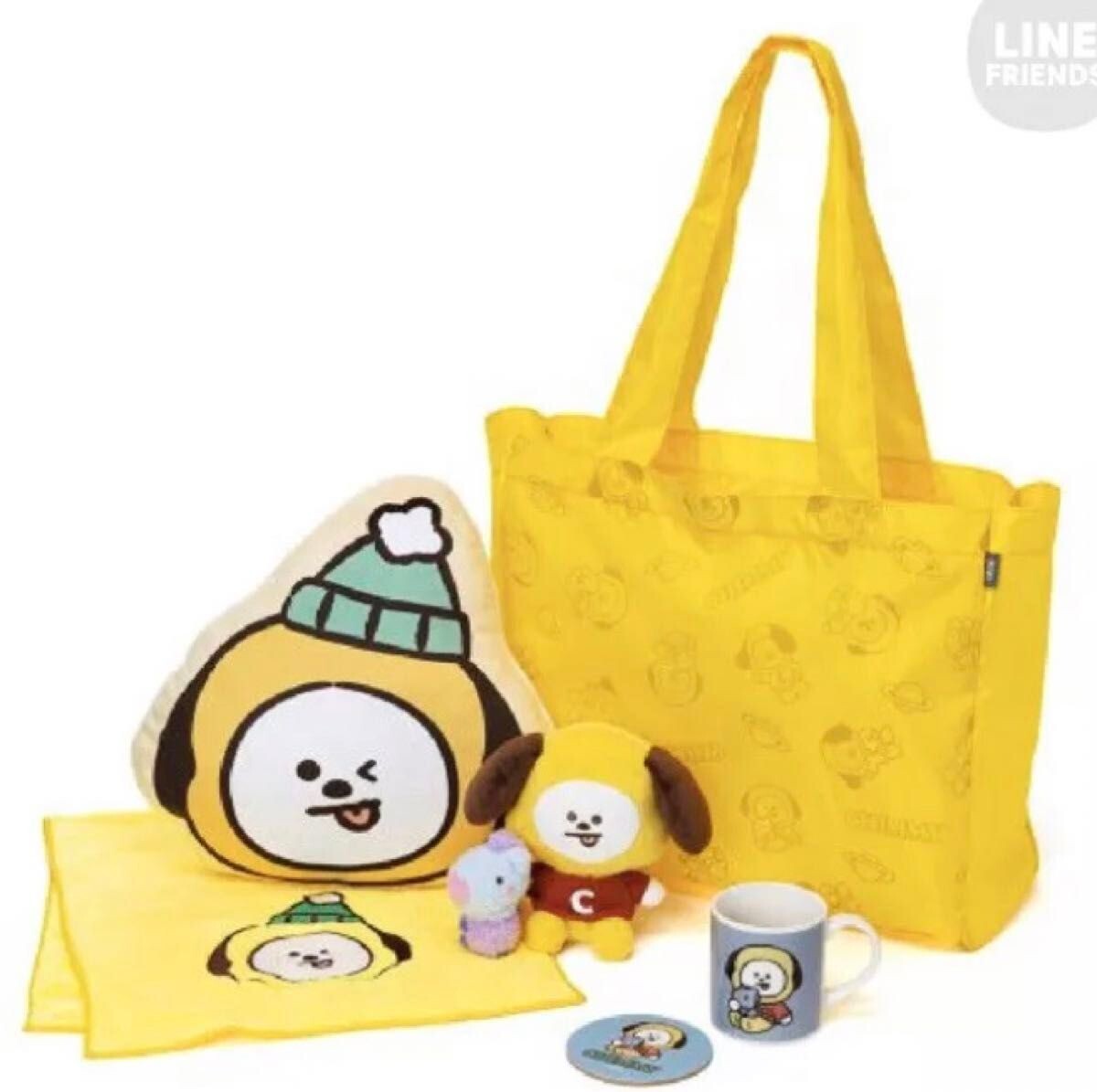 Chimmy グッズセット 2021 BT21 Happy Bag Baby 人気キャラクターBT21の豪華9点セット福袋「2021 BT21 Happy Bag