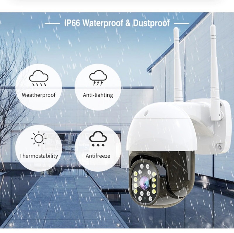 1080p Wireless Wifi Home Security Camera 2MP CCTV Night Vision Light Support 32G