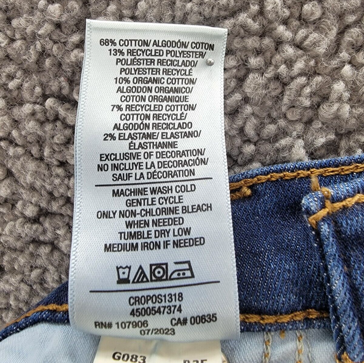 Hudson Jeans Rosie Wide-Leg Full-Length Jeans Women's 24 Poseidon Button Closure - Picture 16 of 18