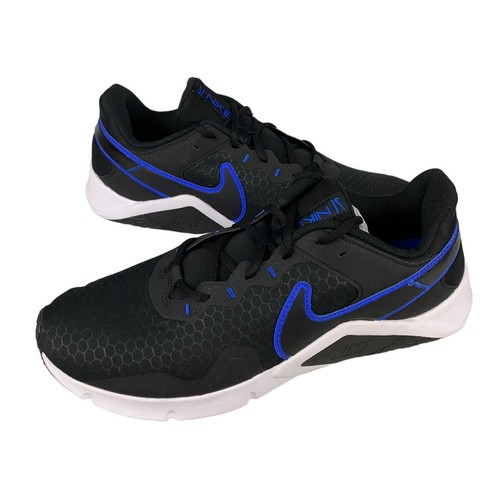 

НОВЫЕ мужские кроссовки/кроссовки Nike Legend Essential 2 Black/Royal Blue 13 CQ9356-403, Черный, Nike Legend