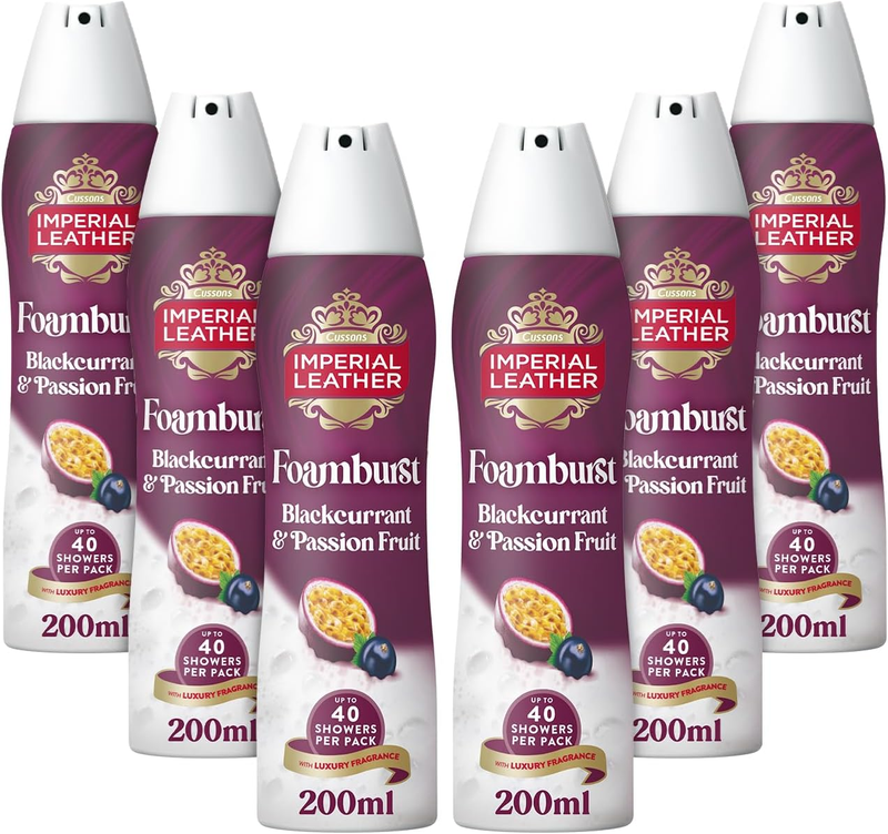 Imperial Leather Mallow & Rose Milk Foamburst Gel to Foam Body Wash Shower Gel, 