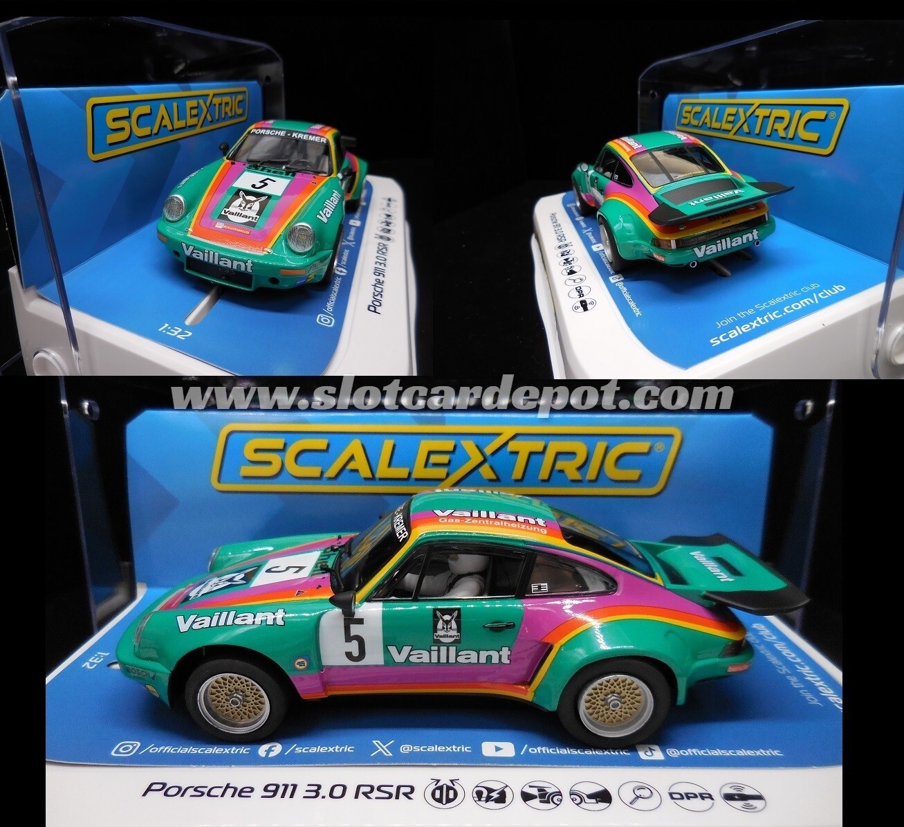 ミニカー Porsche 911 Carrera RSR 3.0 Vaillant PORSCHE 911 CARRERA RSR 3.0 VAILLANT RACING 1:64 SCALE