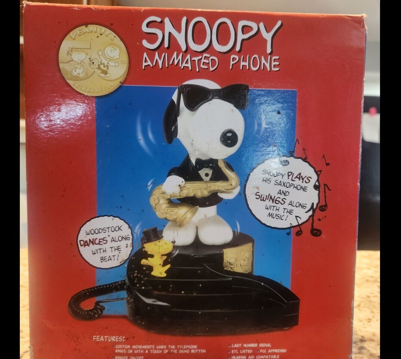 1990s】SNOOPY PHONE スヌーピー 電話