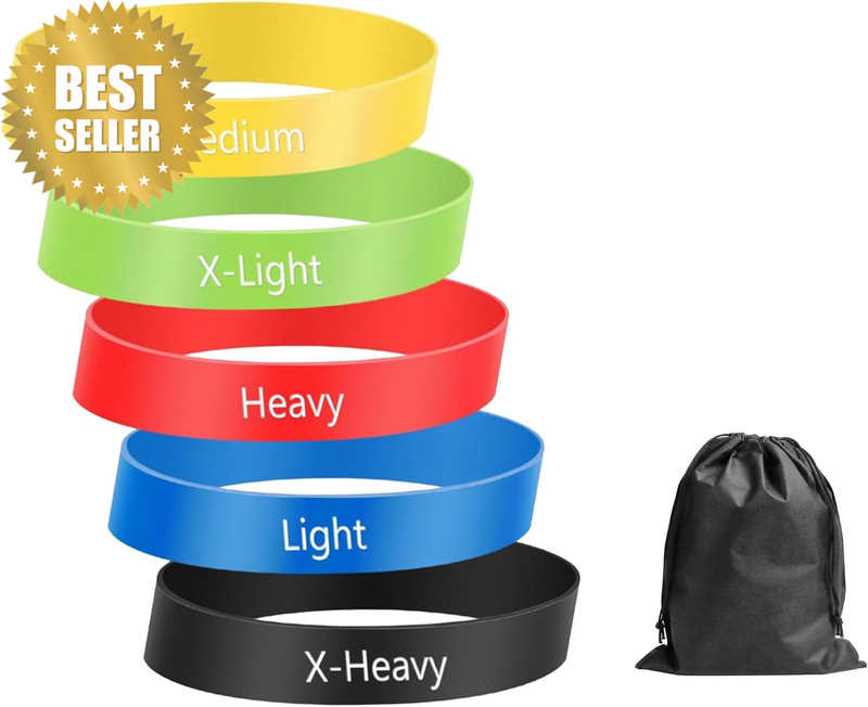 5 Pcs Toe Stretcher Bands Resistance Toe Bands - Includes Storage Bag for Correc