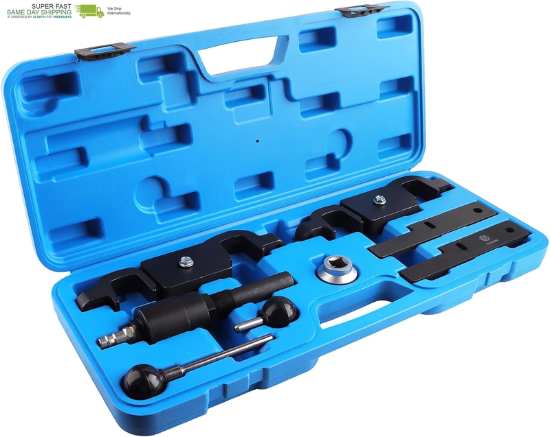 Timing Tool Kit for Porsche Cayenne Panamera 4.5L 4.8L V8, 3.6L V6 & Audi Q7, Cam Alignment Locking Tool Set Replaces OEM 9678, 9678/1, 9595, 9595/1, 9714, 9683/1