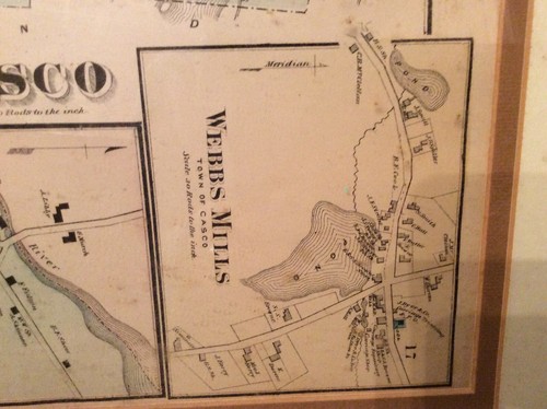 Casco, Alaska 1871 Atlas Framed Map of Alaska