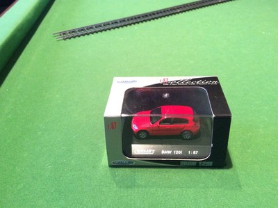 WELLY BMW 120i Red Scale 1:87 DIECAST NO. 73100