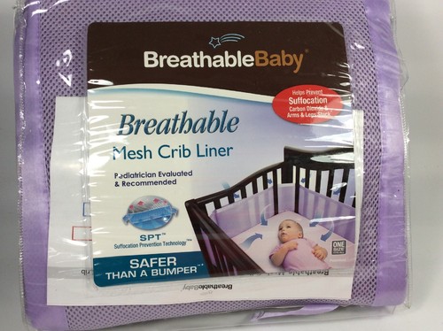 Lavender Cribs Breathablebaby Classic Breathable Mesh Crib Liner