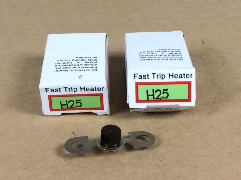 Lot Of (2)  Cutler-hammer, Eaton H25 Fast Trip Heater Element -  New In Box