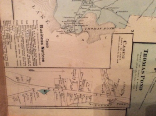 Casco, Alaska 1871 Atlas Framed Map of Alaska