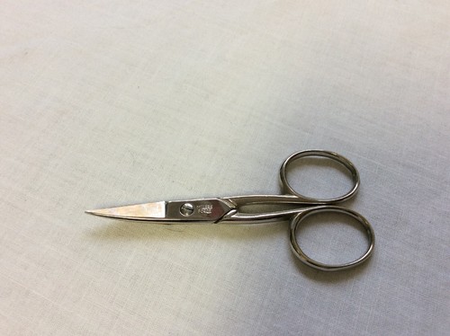 Vintage Miller's Forge #523 ITALY Curved Trimming Sharp Scissors! Unusual