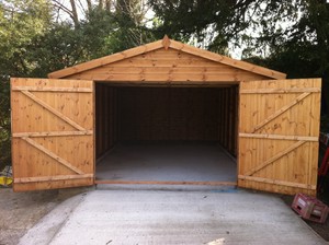 Wooden Garage Workshop: Garden Structures &amp; Shade eBay