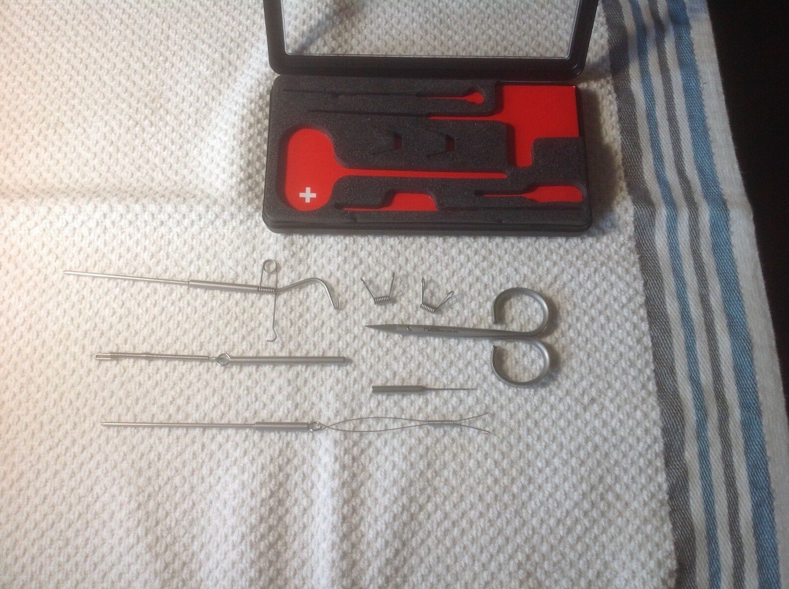 Mark Petitgean Fly Tying Tool Set MPT80 Lightly Used