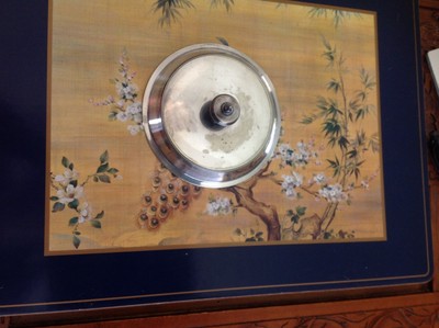 vintage Imari look biscuit cannister