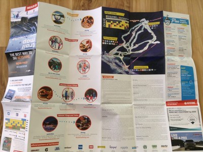 Keystone Ski Resort Trail Map 2018-2019 Breckenridge lift ticket NEW Colorado