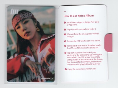 MAMAMOO Wheein NFC Photocard | MIC ON Nemo Ver.