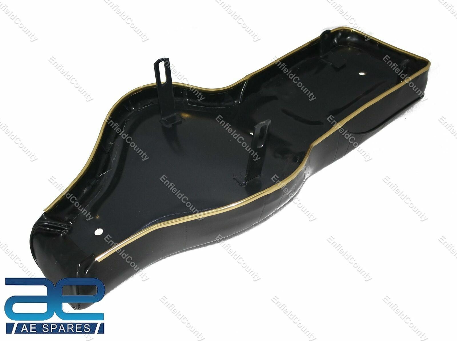 Dual Seat Black With Golden Lining for Royal Enfield Classic 350 500 