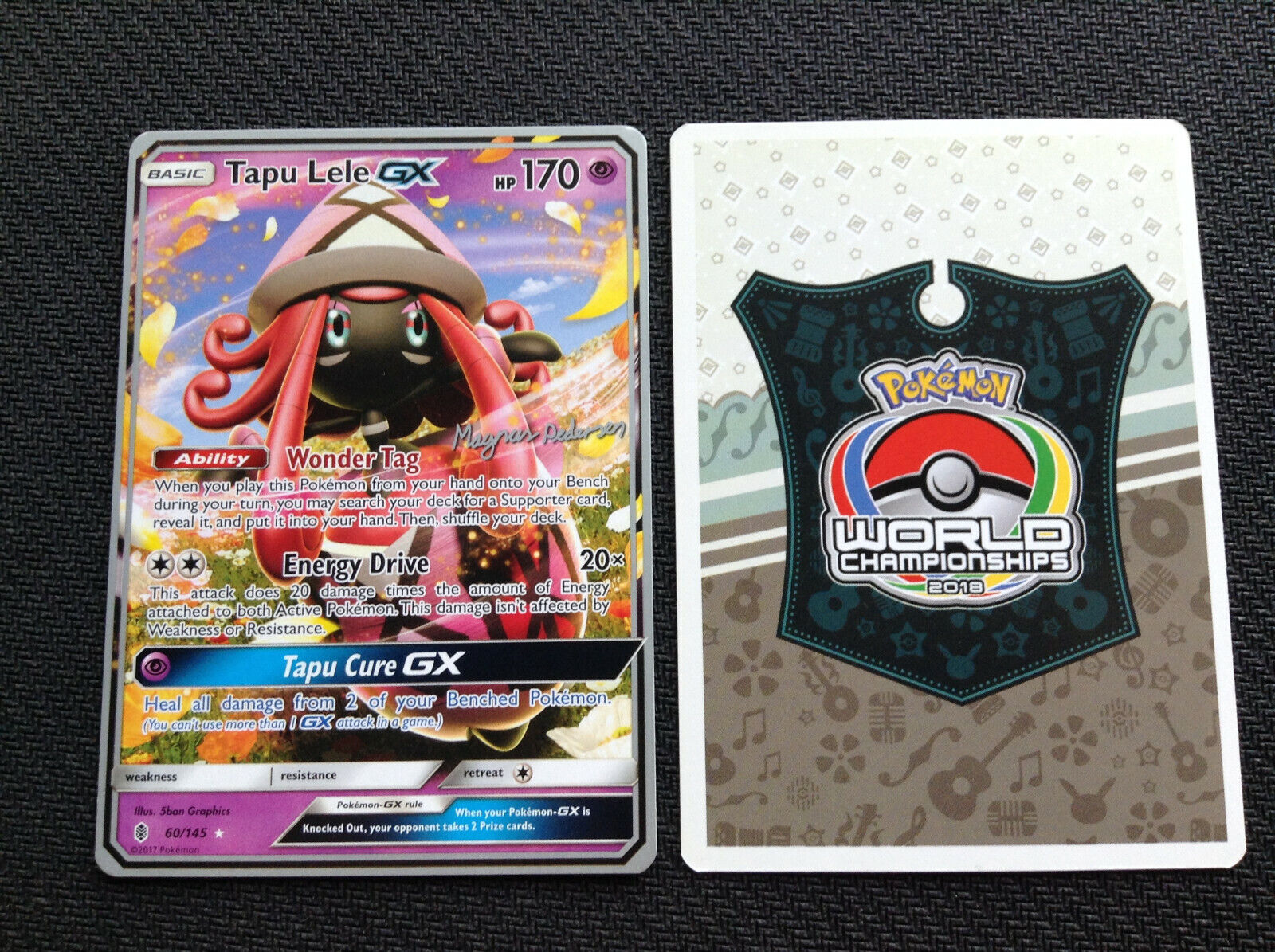 Pokemon x2 TAPU LELE GX 60/145 2018 WORLD CHAMPIONSHIP NON Pokemon x2 TAPU LELE GX 60/145 2018 WORLD CHAMPIONSHIP NON