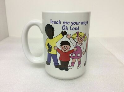 Super Sunday School Teacher ceramic mug coffee cup Teach Me Your Ways Oh Lord