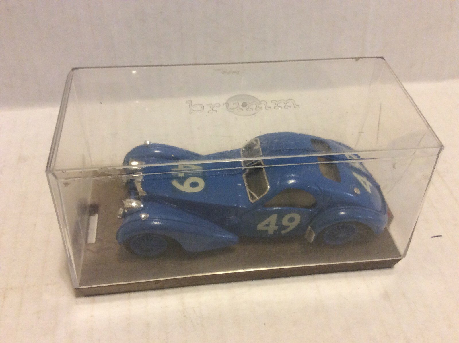 Brumm Bugatti 57S Coupe Blue Die Cast Metal 1/43 | eBay