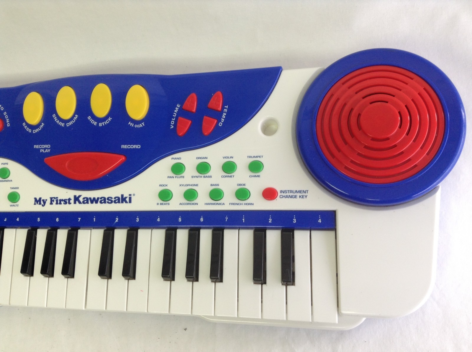 My First Kawasaki Piano Keyboard Toy Kids Instrument Tested Includes Batteries